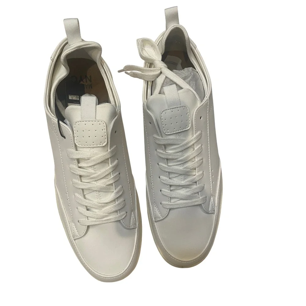 Madden NYC Markk Court Casual Mens White Sneakers Size 13 Low Top Shoes NEW